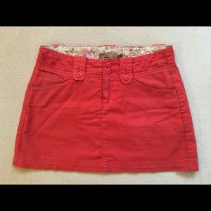 Cute red Prana miniskirt